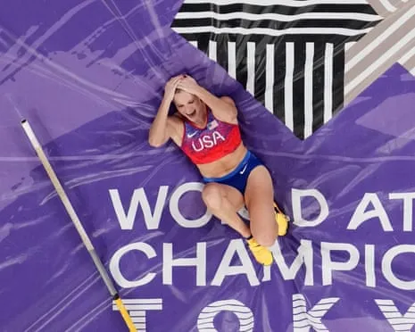 Katie Moon wins third world pole vault championship in dramatic Japanese showdown